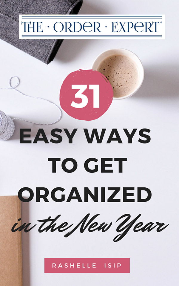 31日简单的方法获得组织在新的一年里
